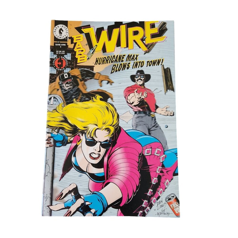 Dark Horse Barb Wire #3 1994 Comic Book Collector Bagged Boarded